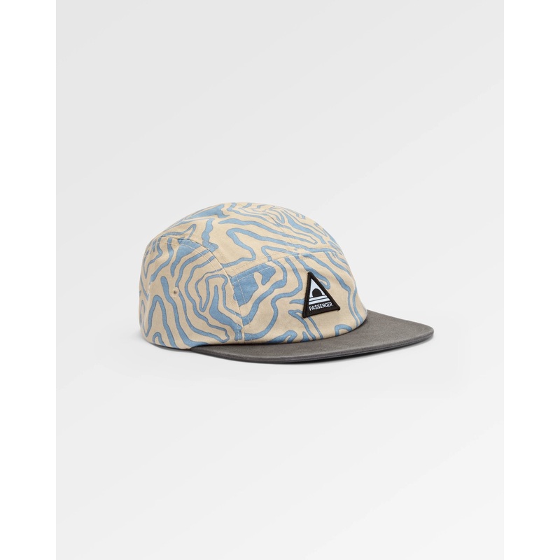 Coast Recycelte 5-Panel-Kappe Snapback-Kappe – Strata-Wirbel Birke