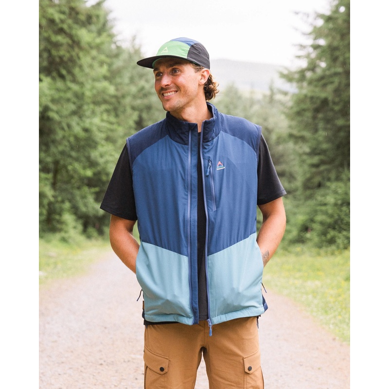 Daybreak Leichtes Recyceltes Thermore Isoliertes Top – Sattes Marineblau/Dunkles Denim/Arktis