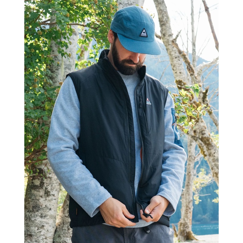 Daybreak Leichtes Recyceltes Thermore Isoliertes Top – Schwarz