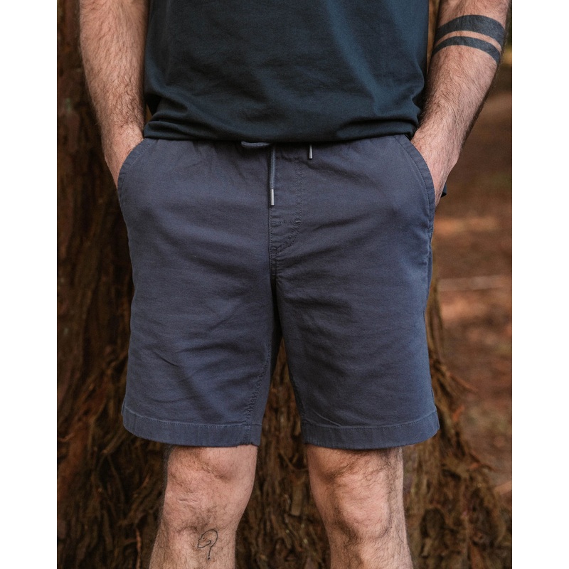 Drifter Bio-Baumwollshorts – Holzkohle