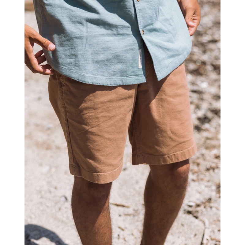 Drifter Bio-Baumwollshorts – Toffee