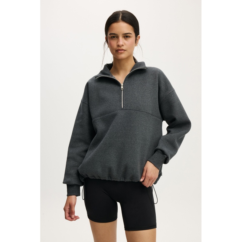 Plush Essential Half Zip Jumper