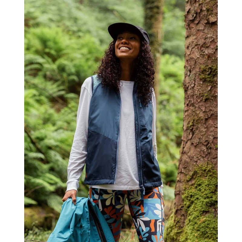 Shasta Leichtes Recyceltse Thermore Isoliertes  Top – Sattes Marineblau/Dunkles Denim/Arktis