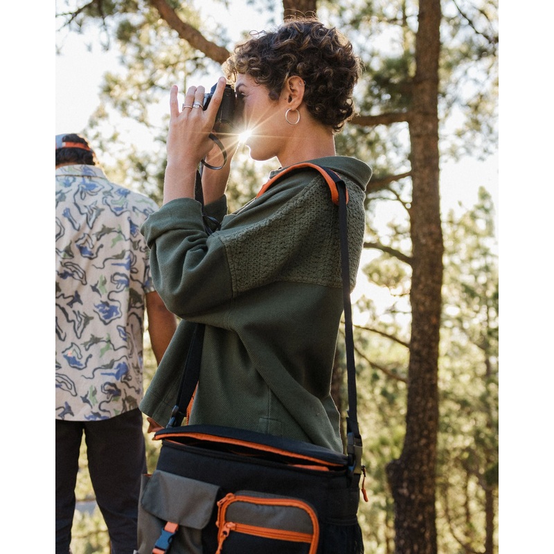 Maya-Twill-Hemdjacke – Wildgrn