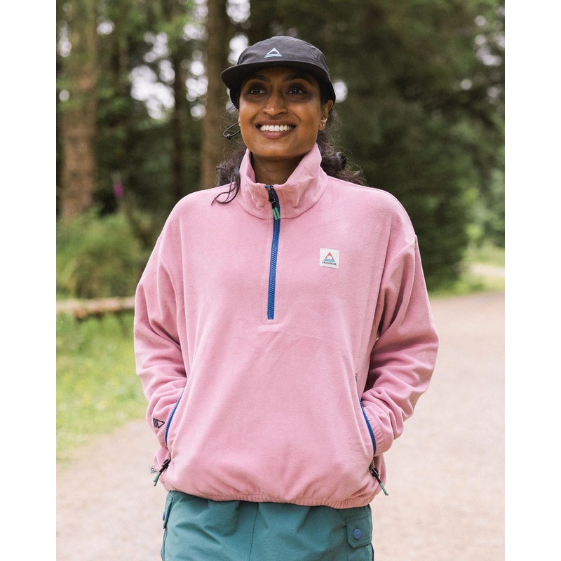 Ayla Recyceltes Micro Polartec Fleece – Rosa Dunst