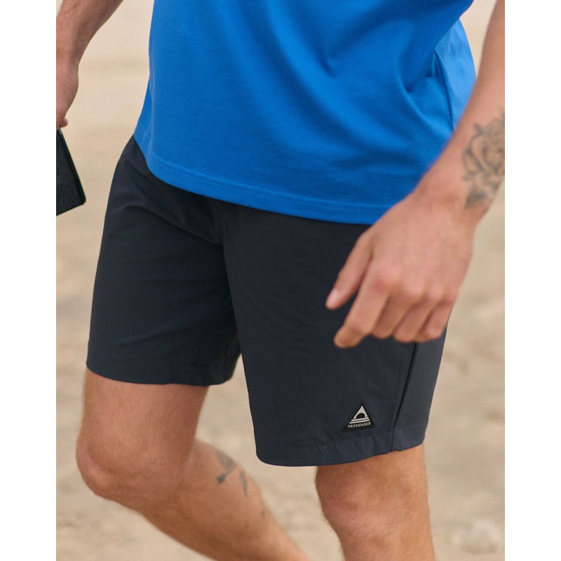 Drifter Geftterte Badehose – Schwarz