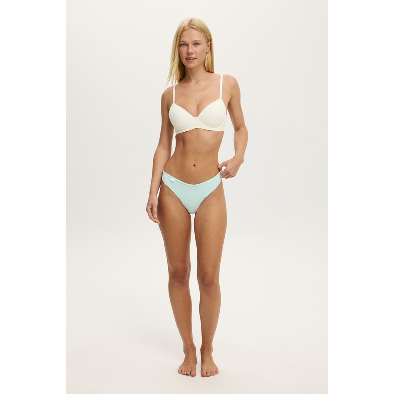 Organic Cotton Rib Cheeky Brief