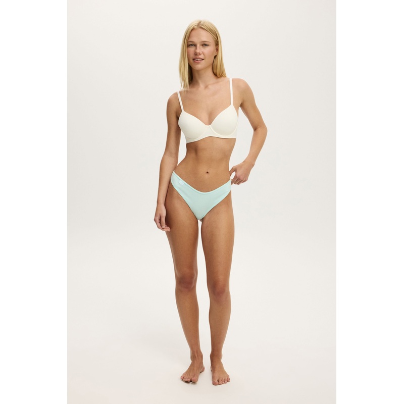 Organic Cotton Rib G String Brief