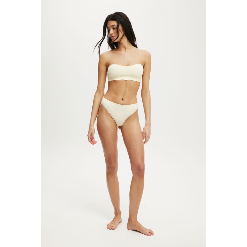 Seamless High Cut G String Brief