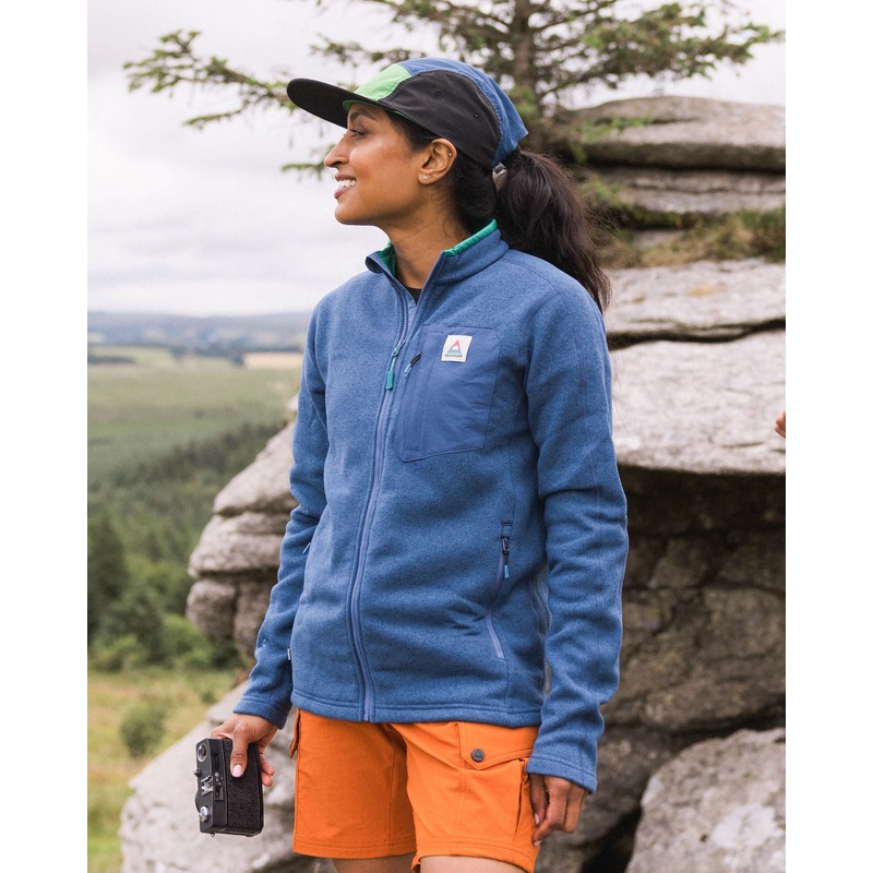 Stargazer Recyceltes Polartec Fleece – Dunkler Denim