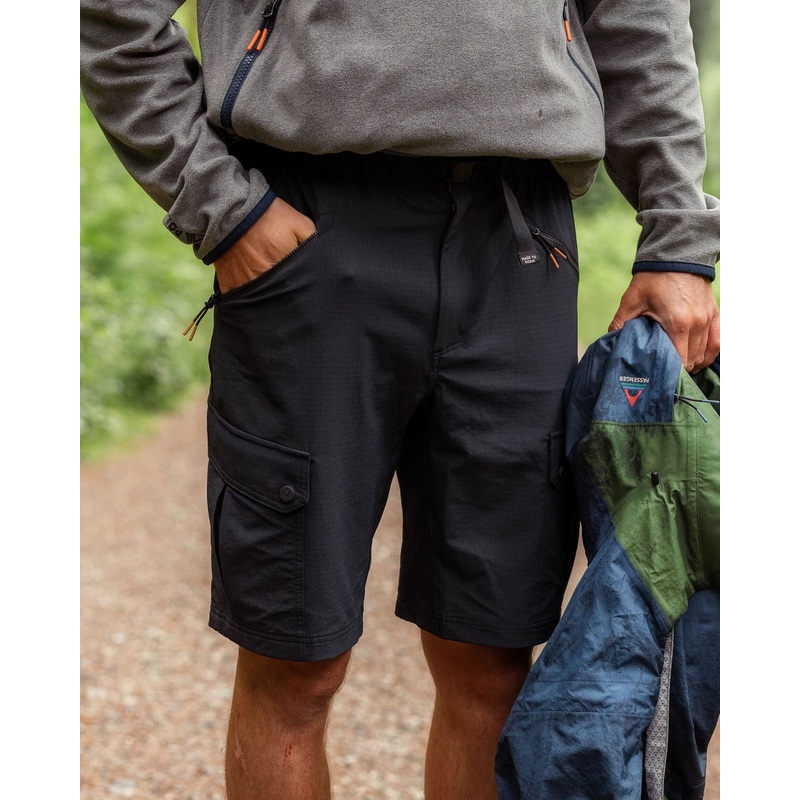 Stride Recycelte Aktiv Trail-Shorts – Schwarz