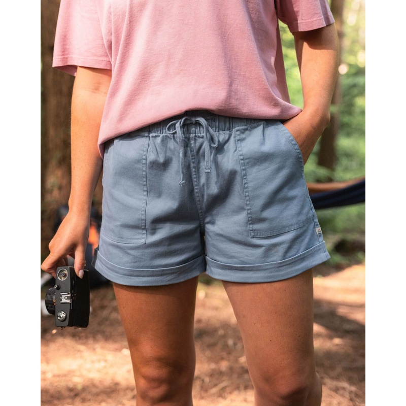 Carriso Bio-Baumwoll Short – Verblasstes Denim