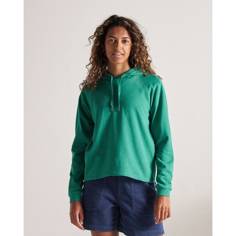 Remote Hoodie aus recycelter Baumwolle  – Grnsee