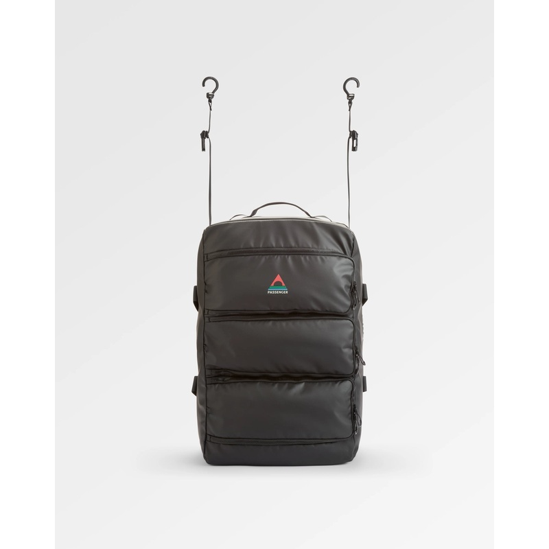 Vandrobe Recycelte Duffel-Reisetasche – Schwarz