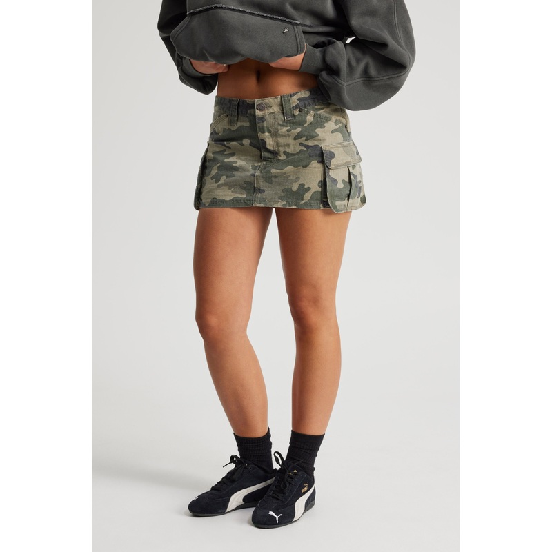 Camo Cargo Skirt|4|6|8|10|12|14