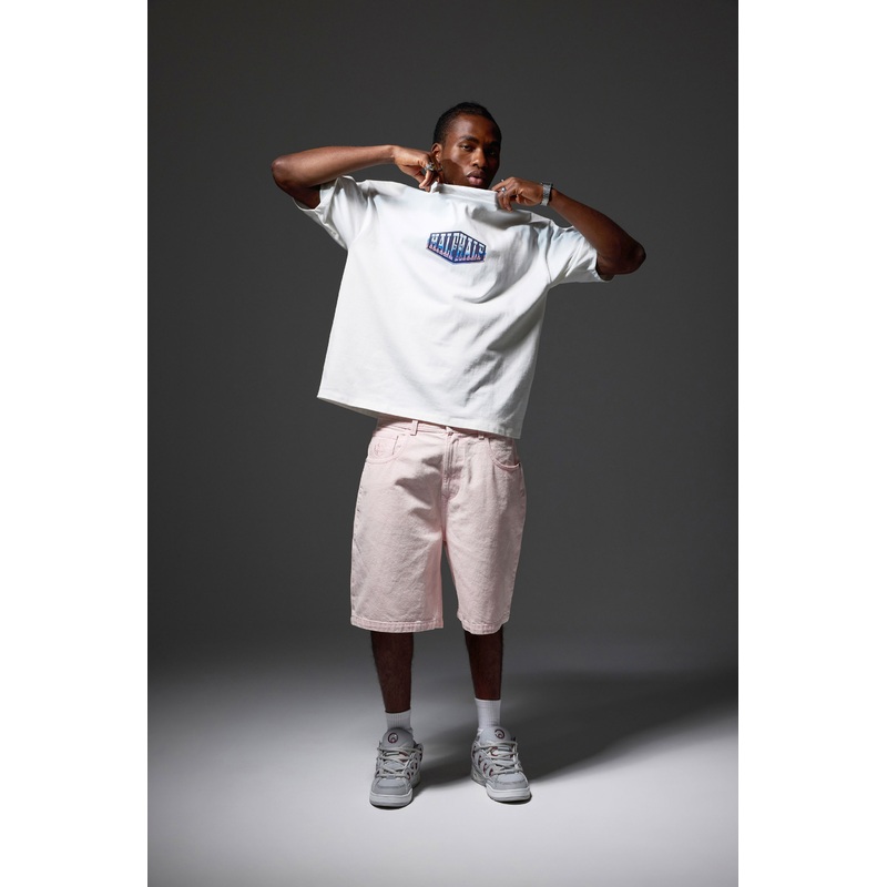 Half Half Classico Denim Short