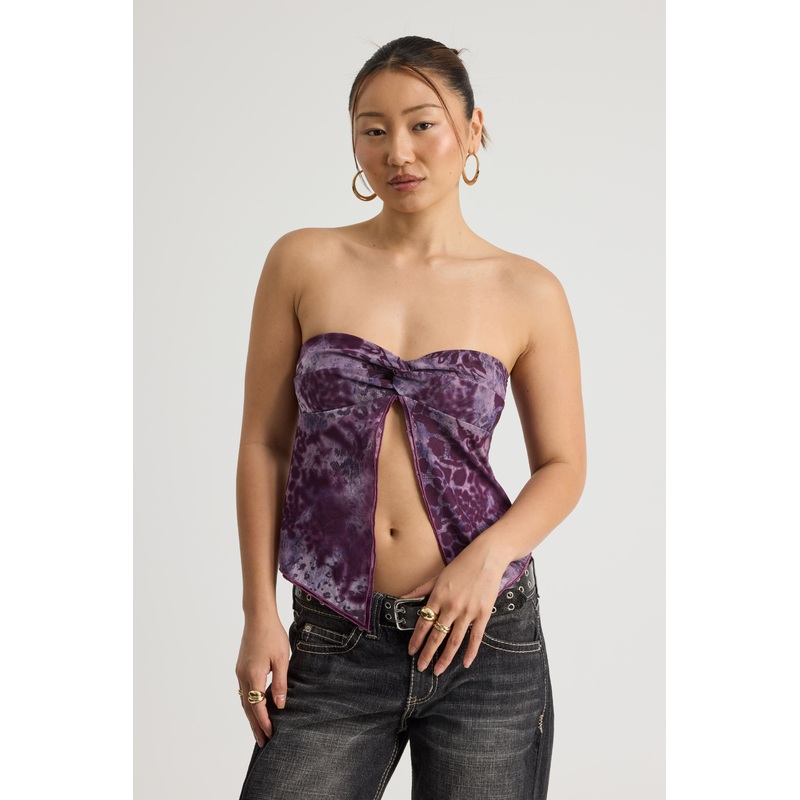 Knot Front Split Bandeau|3XS|2XS|XS|S|M|L|XL