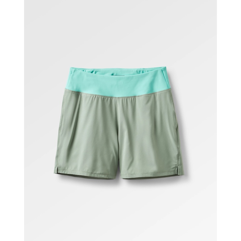 Roundtrip Recycelte Trail-Shorts – Pistazie