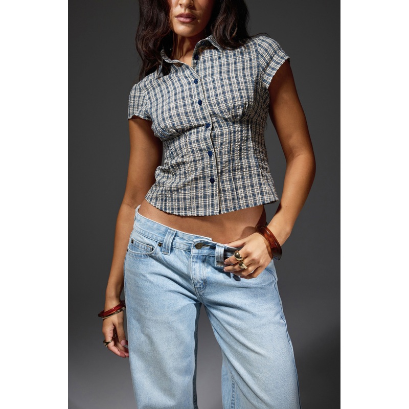 Short Sleeve Fitted Shirt|2XS|XS|S|M|L|XL