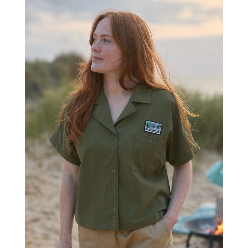 Arden Ripstop Kurzarmhemd – Khaki