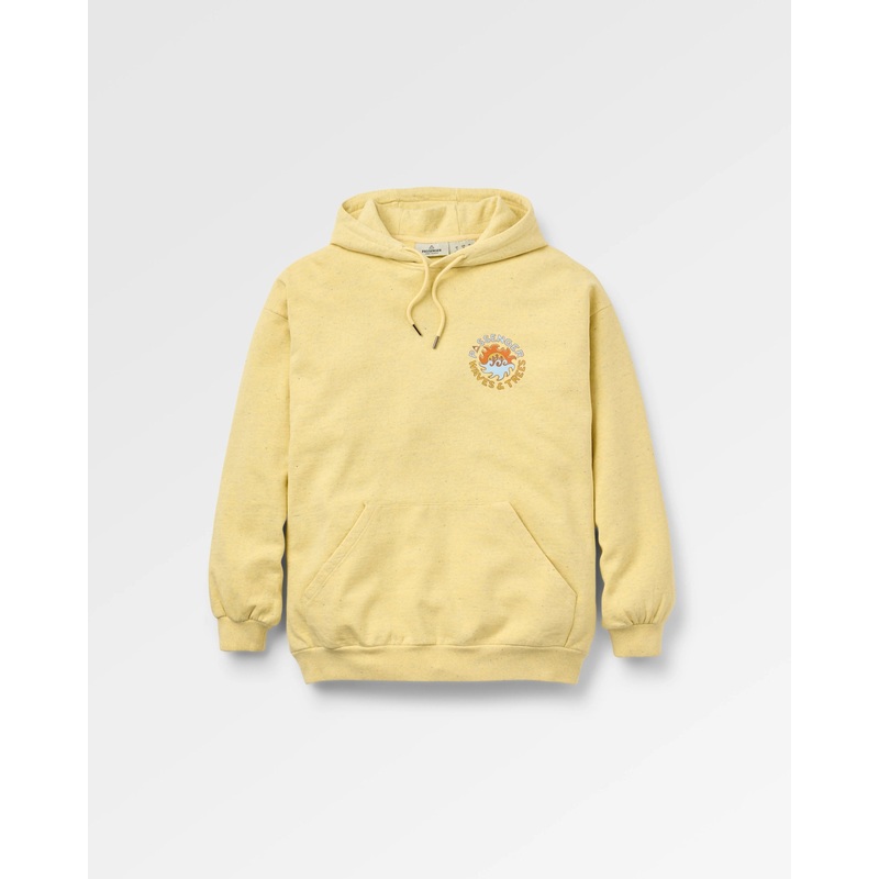 Dune Kapuzenpullover mit grozgiger Passform – Sonnenlicht Meliert