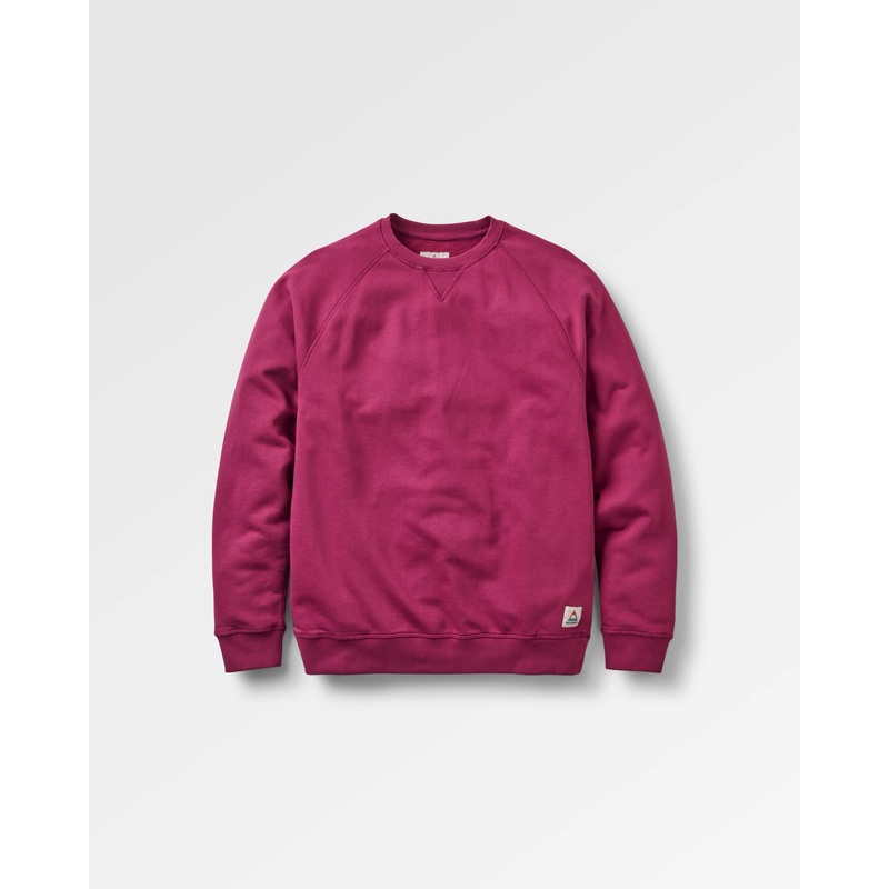 Heritage Recyceltes Baumwoll-Sweatshirt – Warme Beere