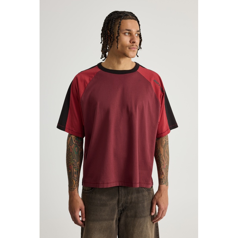 Notion Boxy Cropped Raglan Tshirt