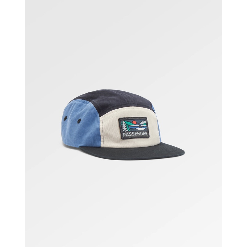 Roamer Recycelte 5 Panel Kappe – Charcoal Multi