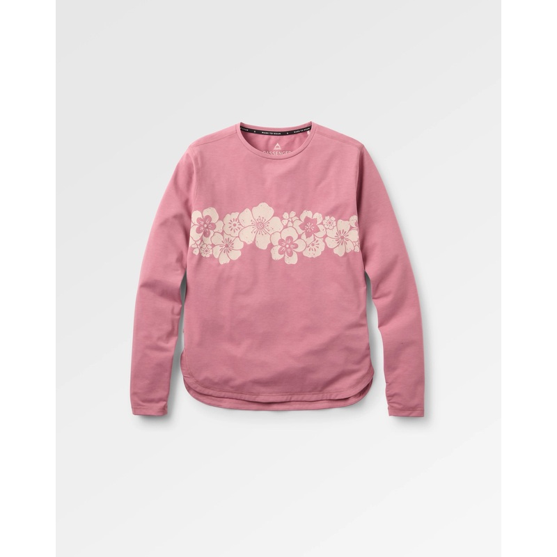 Roamscreen UPF50 Drirelease Damen Langarmshirt – Pink Haze