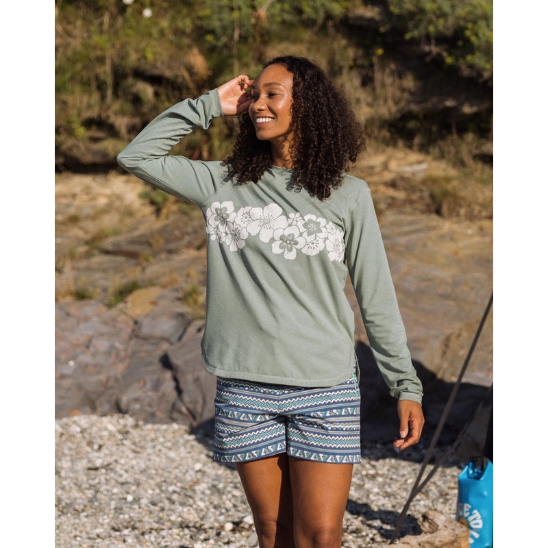 Roamscreen UPF50 Drirelease Damen Langarmshirt – Pistazie