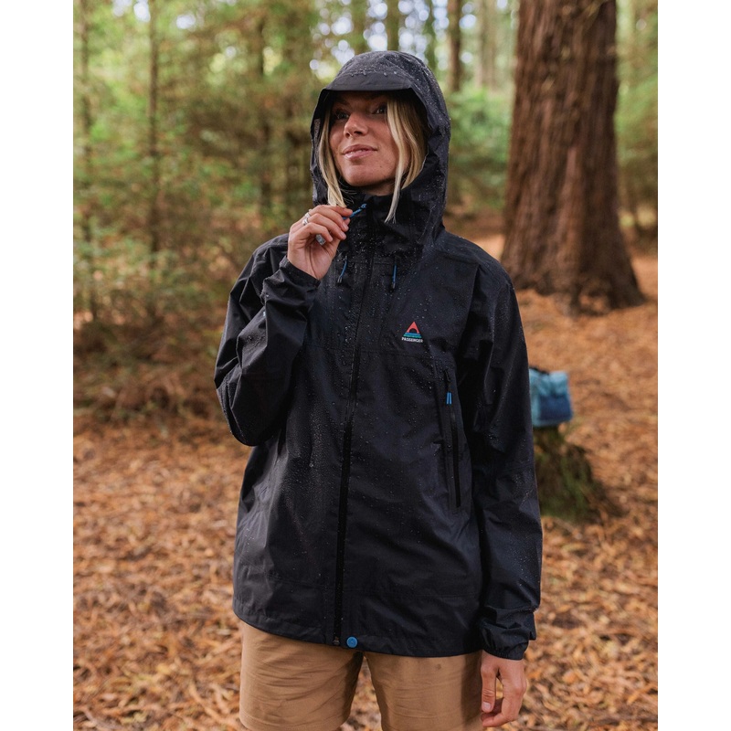 Trailscape Lite Damen Wasserdichte Jacke – Schwarz