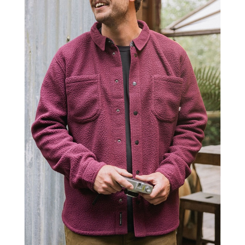 Backcountry Recyceltes Sherpa Fleece Hemd – Feige