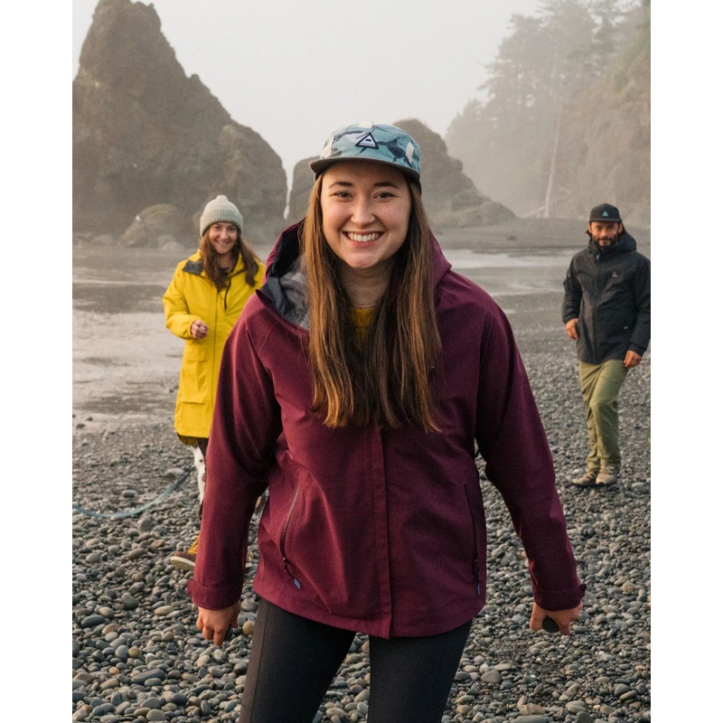 Five Element Recycelte Wasserdichte Jacke – Feige