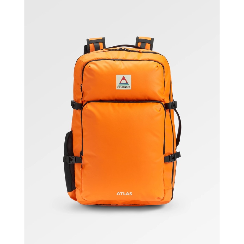 Atlas Recycelter Rucksack-Duffel – Sonnenaufgang Orange