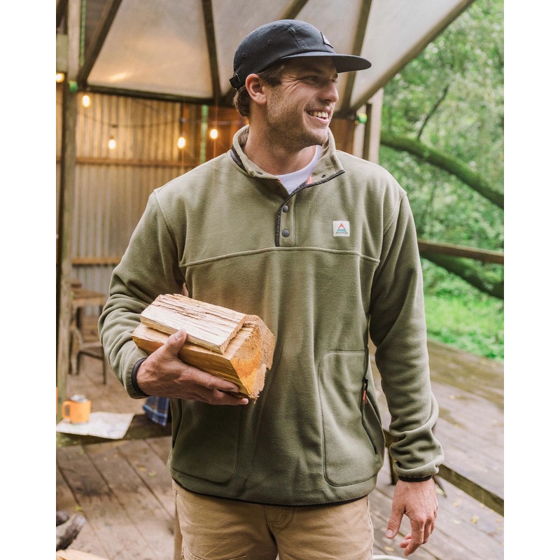 Dusk Polar Fleece – Staubiges Olive