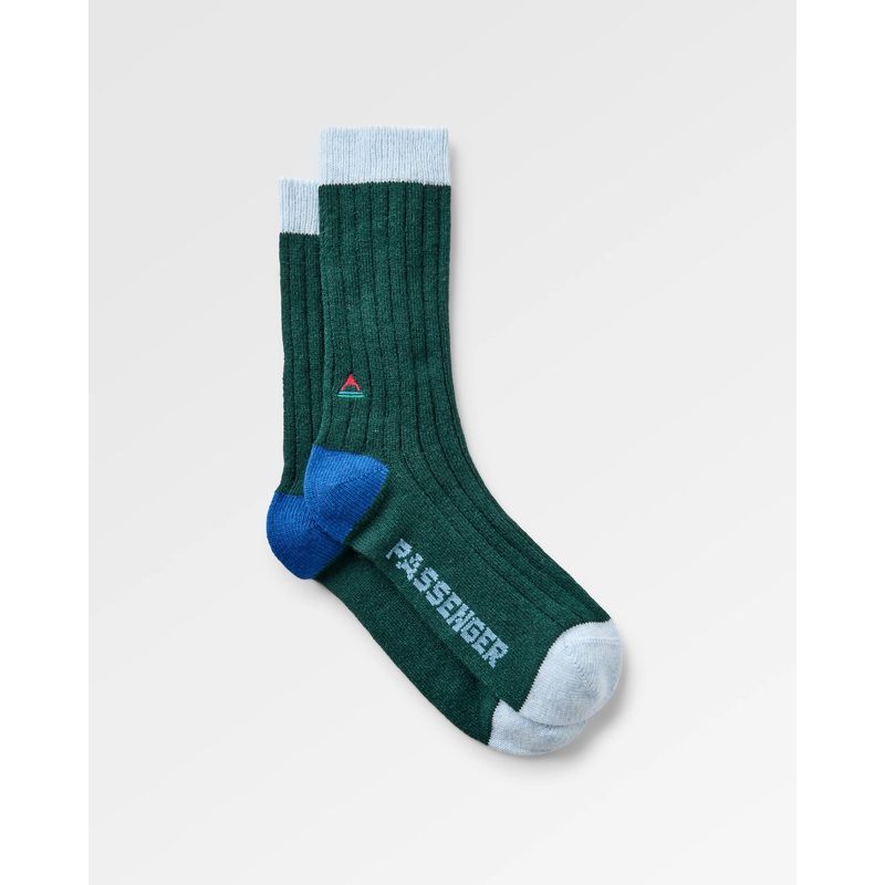 Koa Recycelte Tennissocken – Dunkler Farn