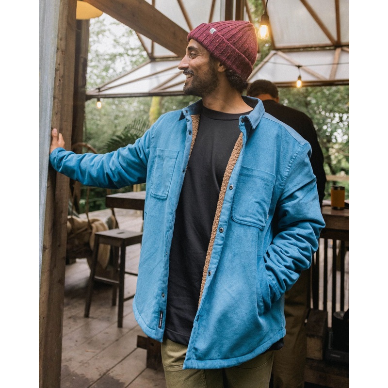 Kodiak 2.0 Sherpa Gefttertes Cord berhemd – Blue Steel