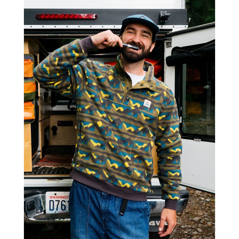 Take It Easy Polar Fleece – Views Dunkel Oliv