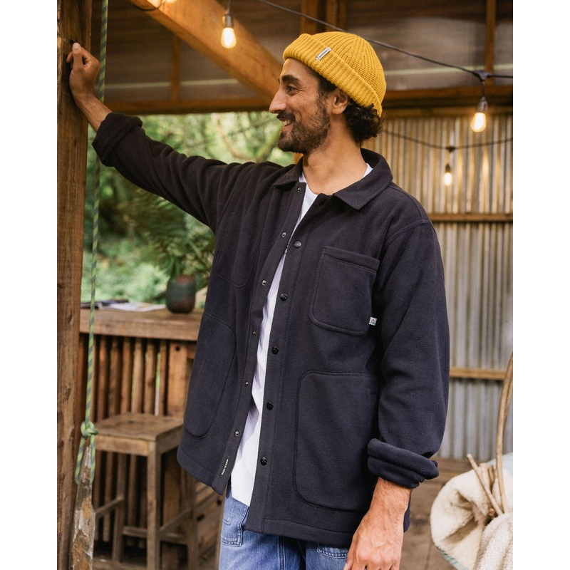 Adapt Recycled Micro Polartec berhemd – Schwarz