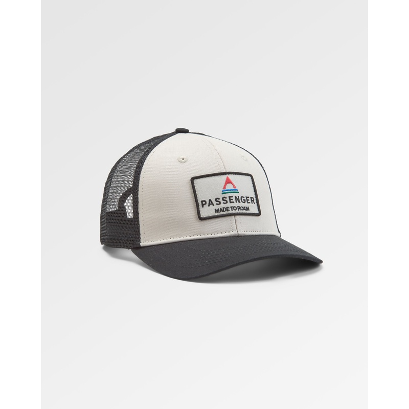 Core Bio-Baumwoll Trucker Cap – Schwarz/Wei