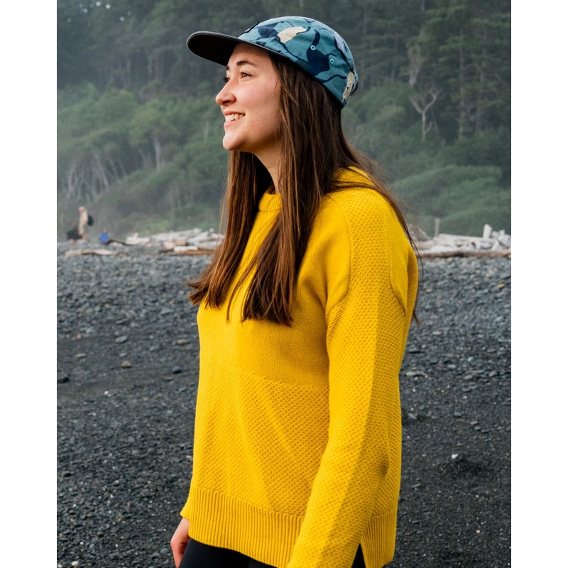 Cove 2.0 Bio-Baumwoll Gestrickter Pullover – Heritage Gelb