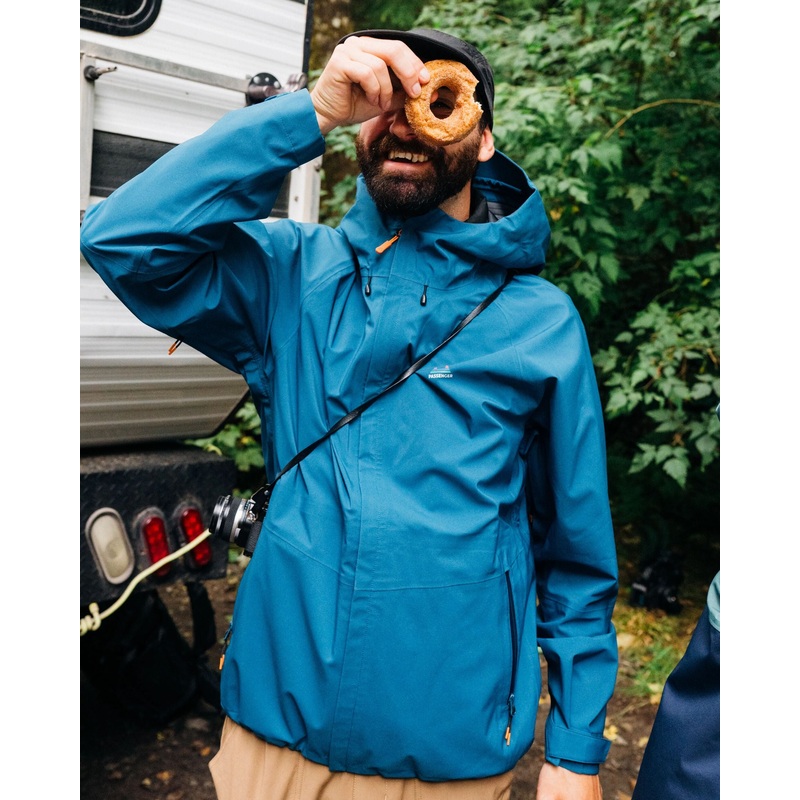 Fnf Jahreszeiten Recycelte Wasserdichte Jacke – Tidal Blue