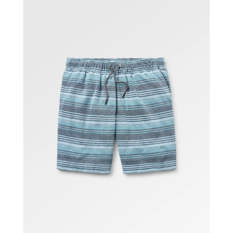 Lagoon Loopback Short – Multi Blau Gestreift