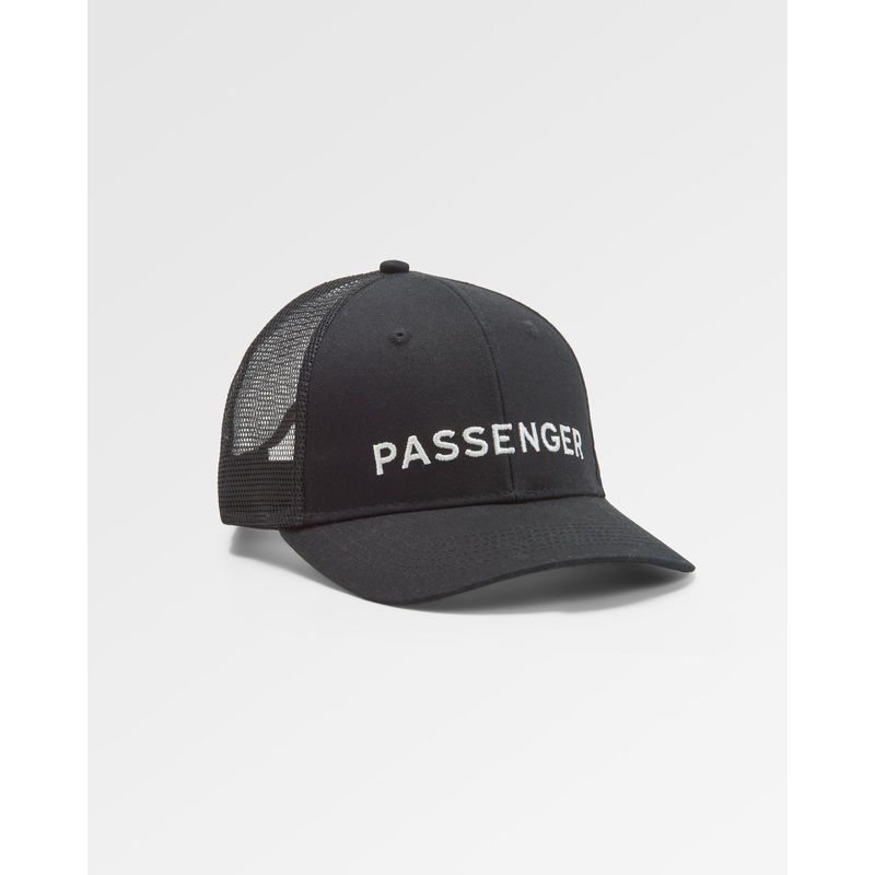 Passenger Bio-Baumwoll Trucker Cap – Schwarz