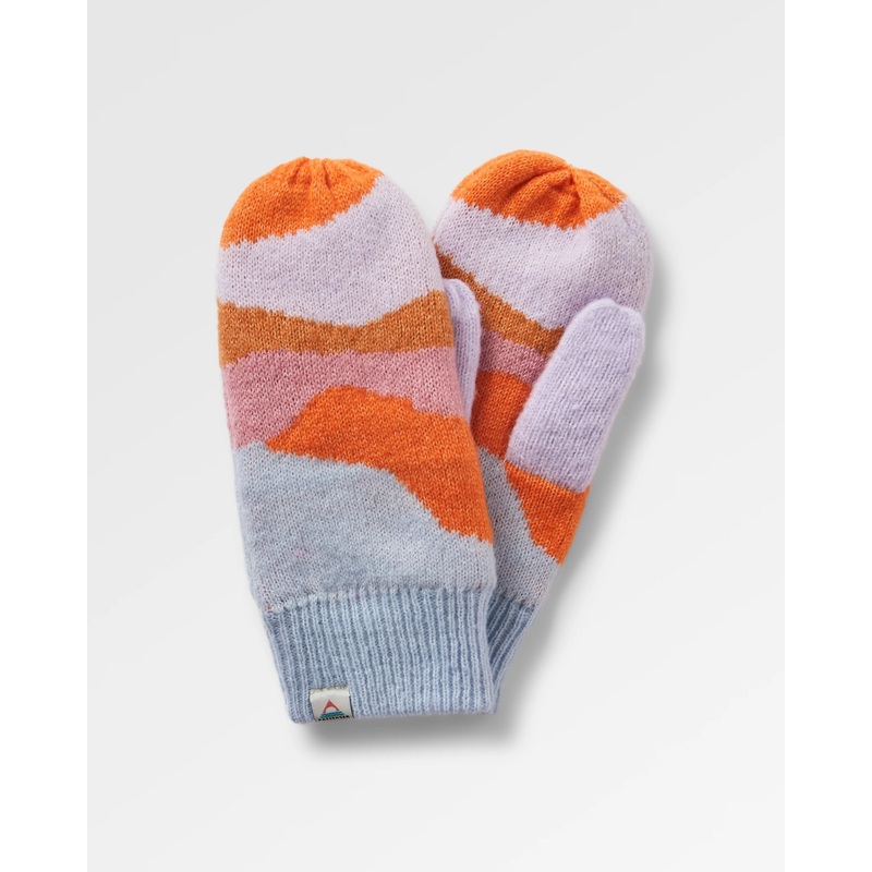 Scenic Recycelte Fleecegeftterte Fustlinge – Scenic Sonnenaufgang Orange