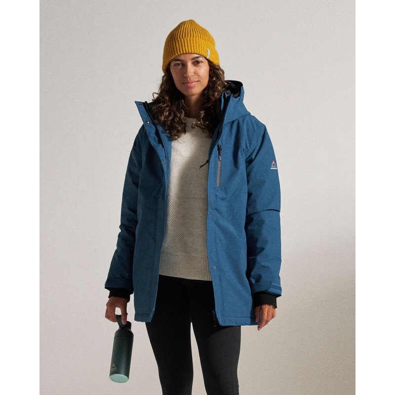 Cloudmont Wasserdichte Daunenparka – Tidal Blue