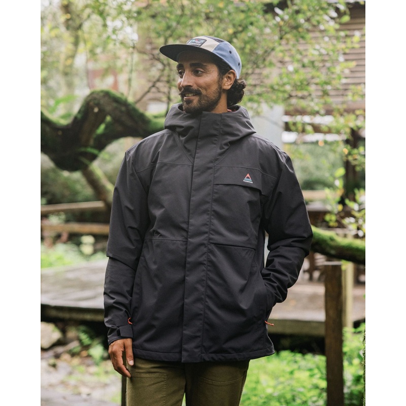 Overland Wasserdichte Jacke – Schwarz