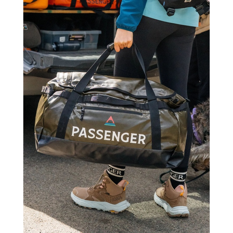 Roamer 60L Duffel Bag aus recyceltem Material – Khaki