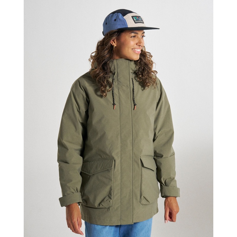 Alaska Recycelter 2.0 Parka – Staubiges Oliv