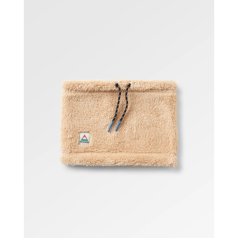 Ash Recycelter Sherpa Fleece Schlauchschal – Oatmeal